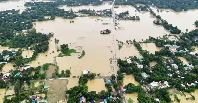ফেনিতে ২০২৪ সালের ভয়াবহ বন্যা